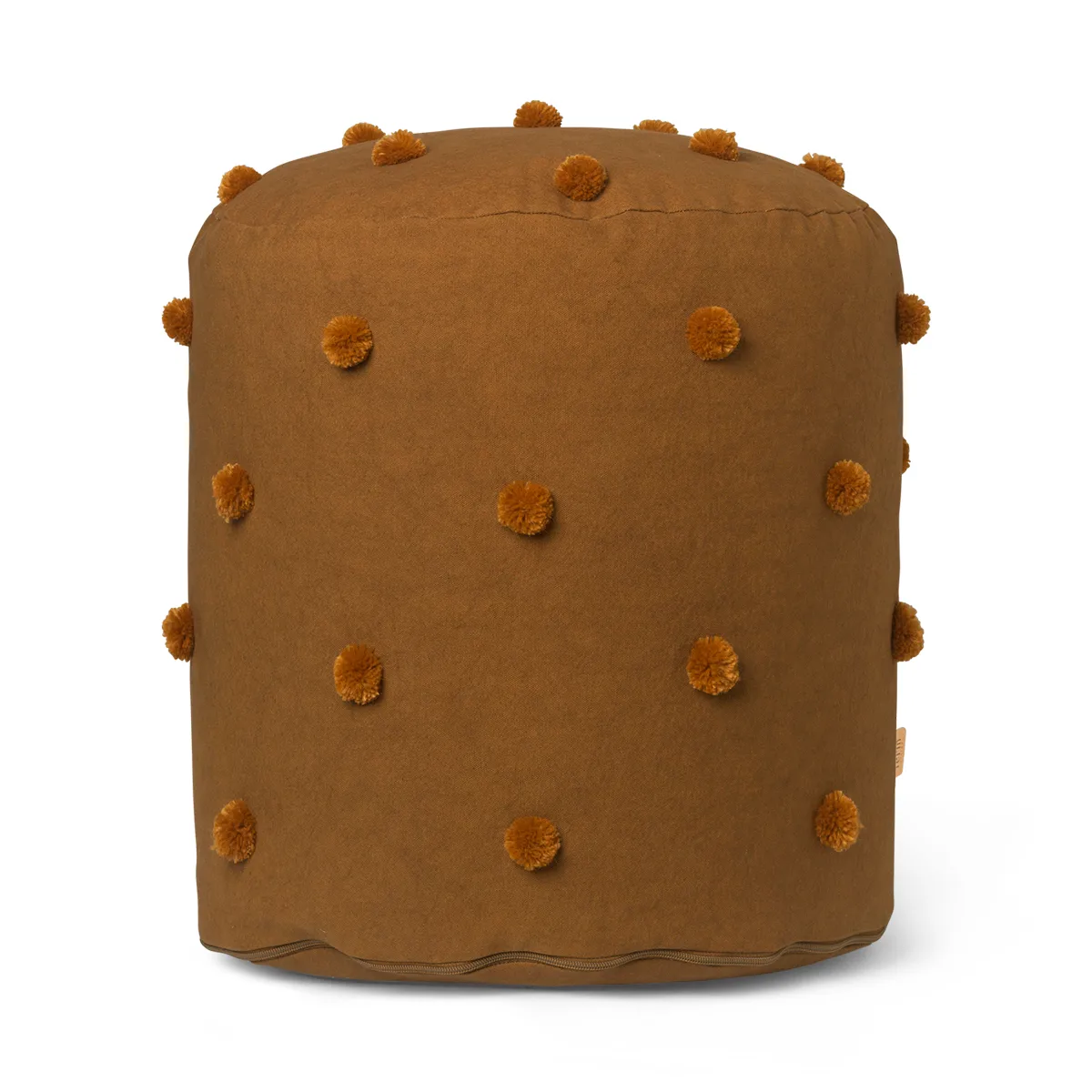 Pouf Dot Ø 39 cm, sugar kelp-mustard Ferm Living