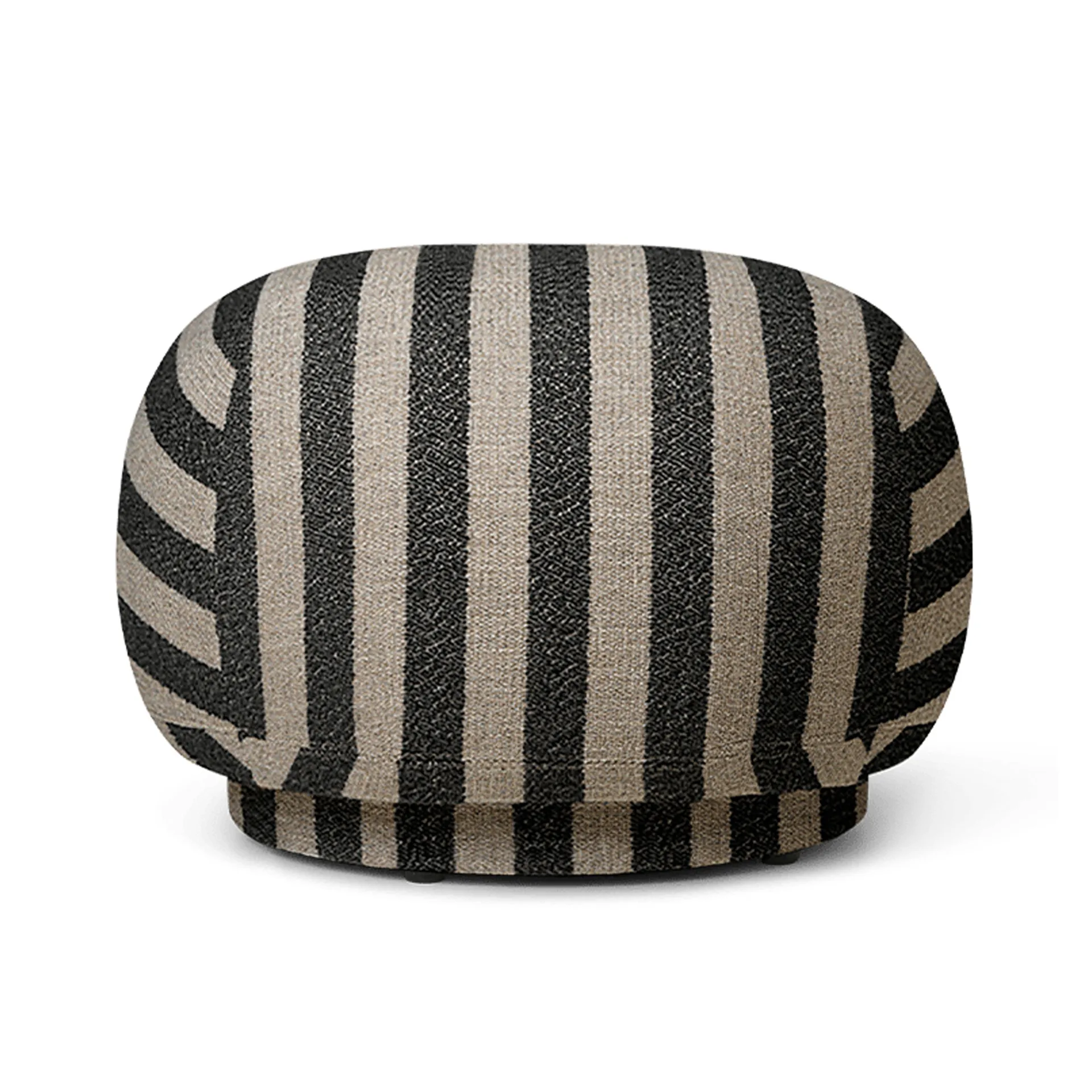 Pouf Rico pouf, Louisiana sand black Ferm Living