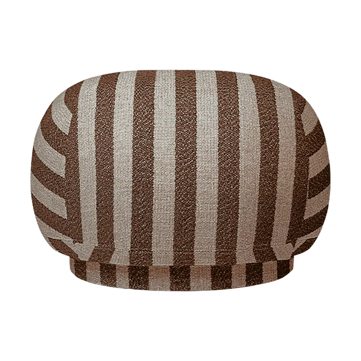 Pouf Rico pouf - Louisiana, Sand-chocolate - Ferm Living