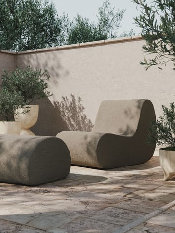 Pouf Rouli pure bouclé - Sand - Ferm Living