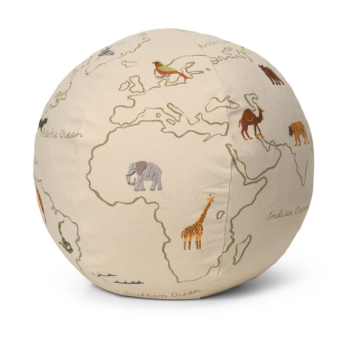 Pouf The World - Bianco sporco - ferm LIVING