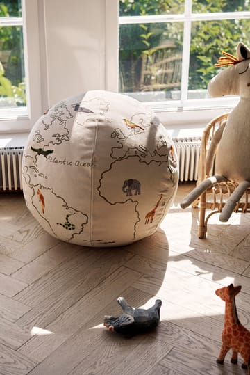 Pouf The World - Bianco sporco - ferm LIVING