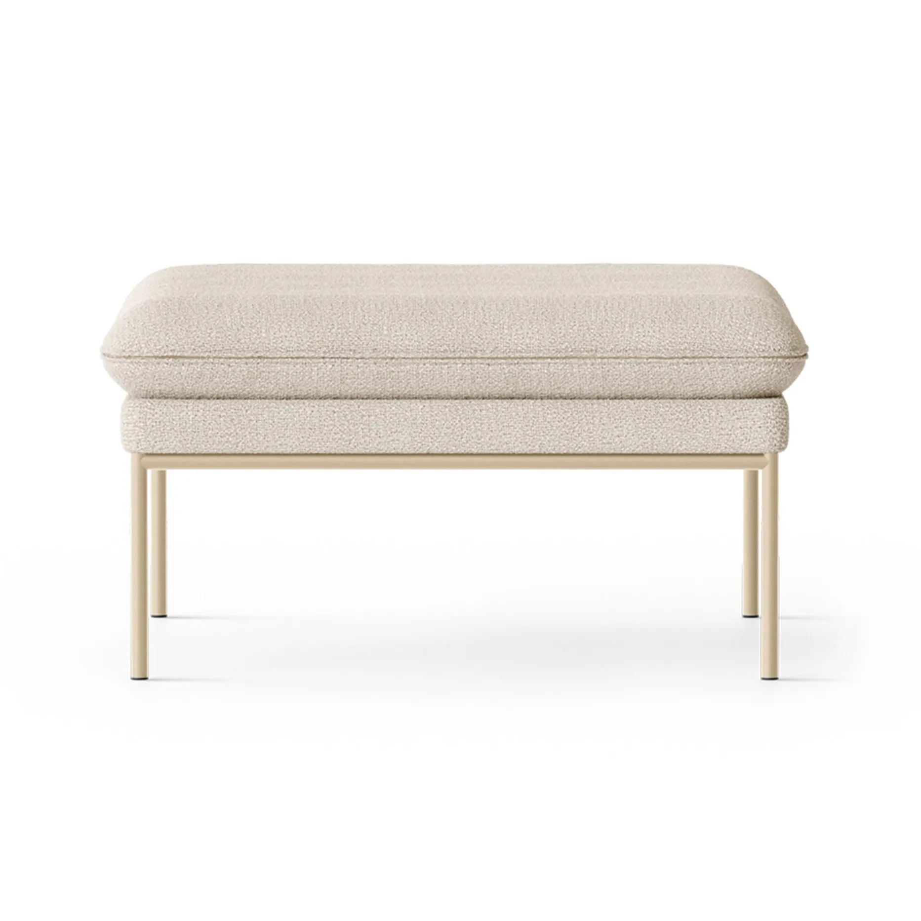 Pouf Turn pouf, Bouclé di cachemire off-white Ferm Living