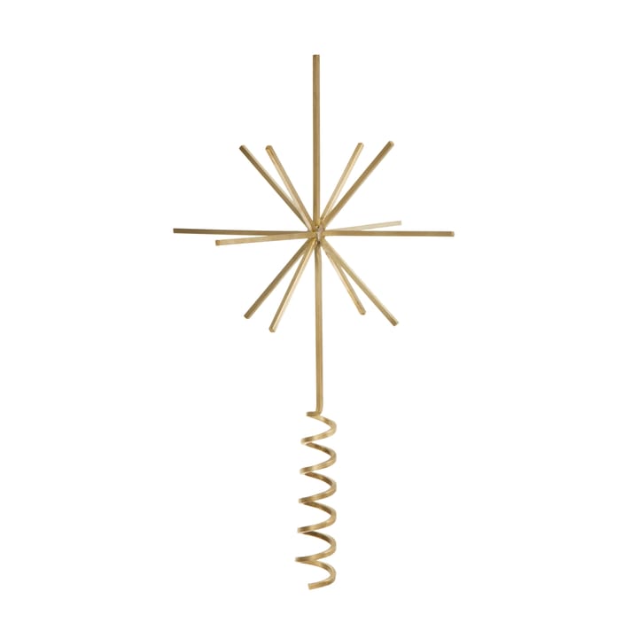 Puntale dell'albero di Natale a forma di stella Ferm Living, ottone Ferm Living