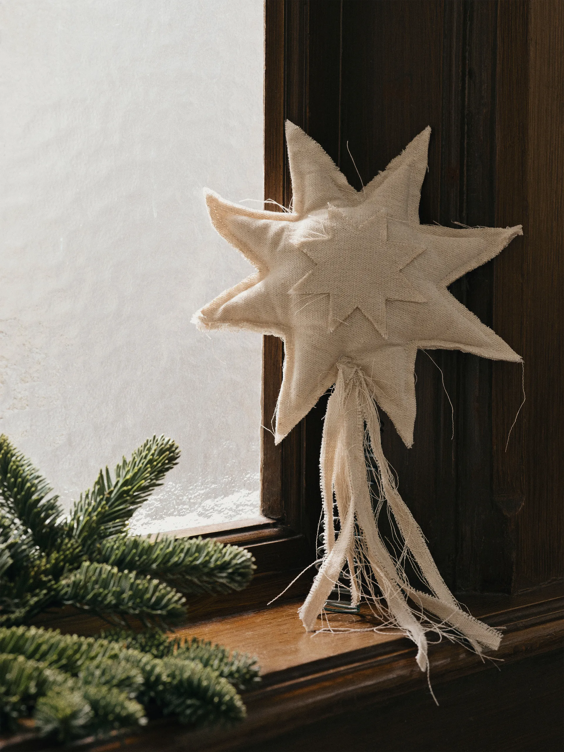 Puntale Vela Star Treetopper, Colore naturale Ferm Living