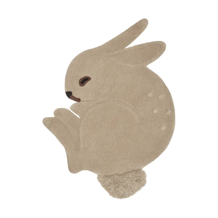 Rabbit tappeto tuftato - Cashmere, 88x120 cm - Ferm Living