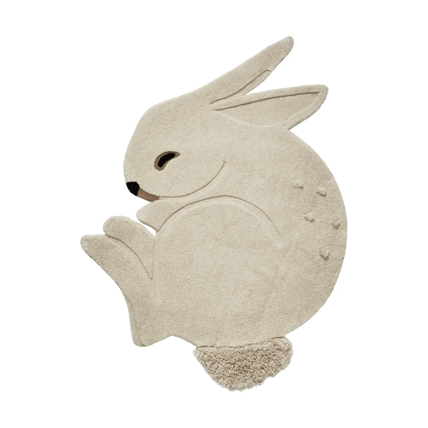 Rabbit tappeto tuftato, Off-white, 88x120 cm Ferm Living