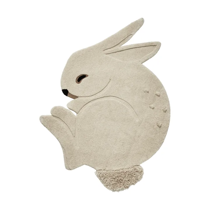 Rabbit tappeto tuftato - Off-white, 88x120 cm - Ferm Living