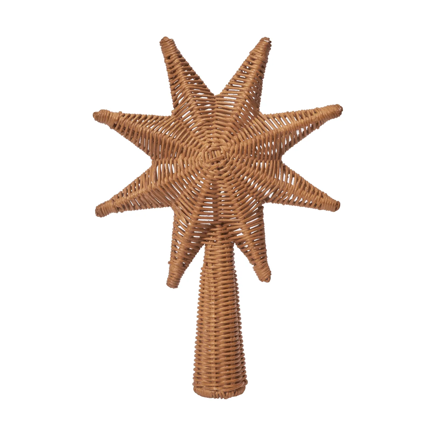 Rattan christmas tree top star stella per albero di Natale, Natural, 29,5 cm Ferm Living