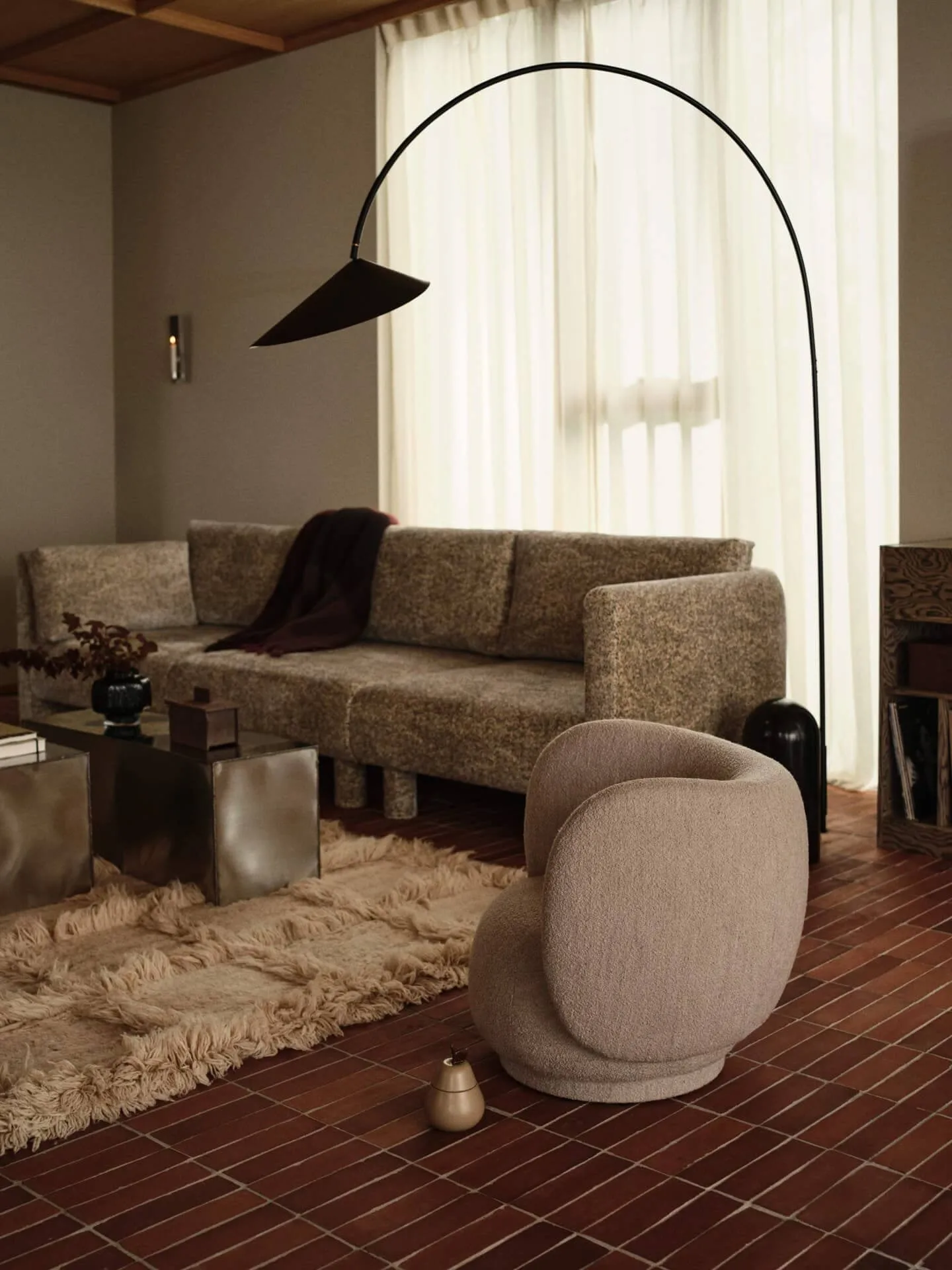 Rico kids lounge chair poltrona, Naturale Ferm Living