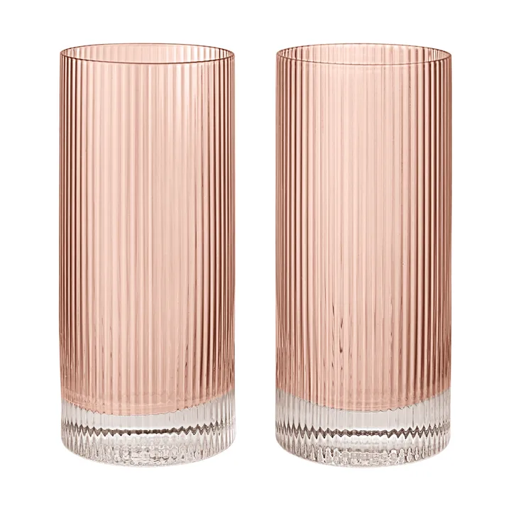 Ripple Highball bicchieri 48 cl confezione da 2 - Blush - Ferm Living