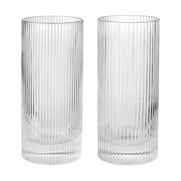 Ripple Highball bicchieri 48 cl confezione da 2 - Trasparente - Ferm Living