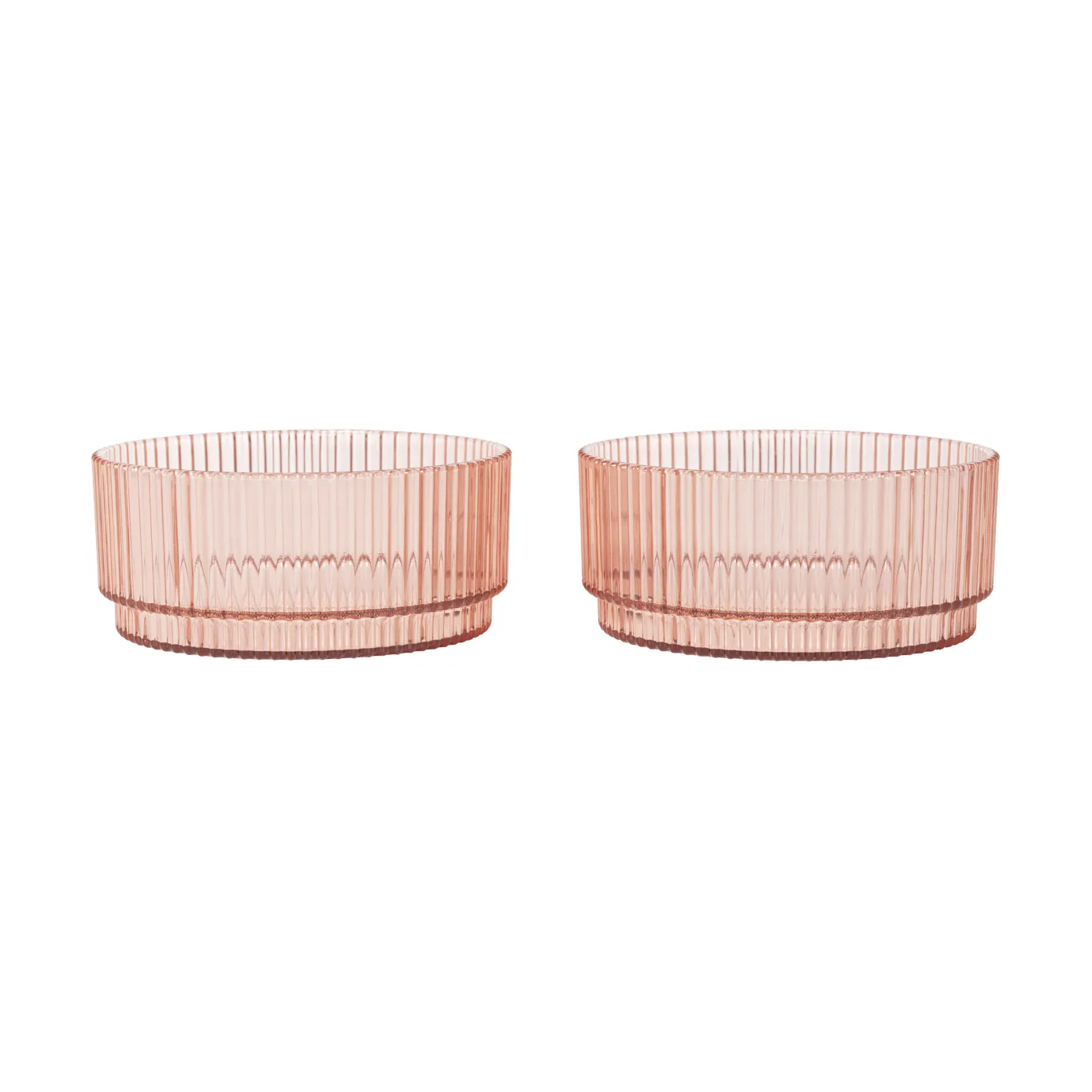 Ripple kids ciotola, Blush, confezione da 2 Ferm Living