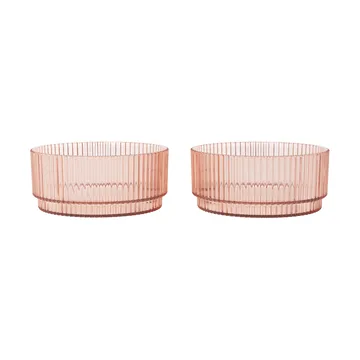 Ripple kids ciotola - Blush, confezione da 2 - Ferm Living