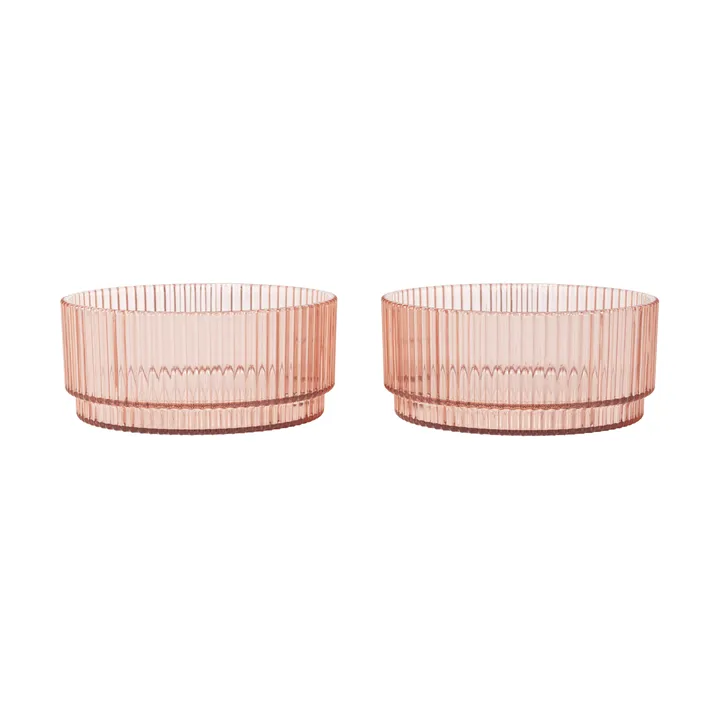 Ripple kids ciotola - Blush, confezione da 2 - Ferm Living