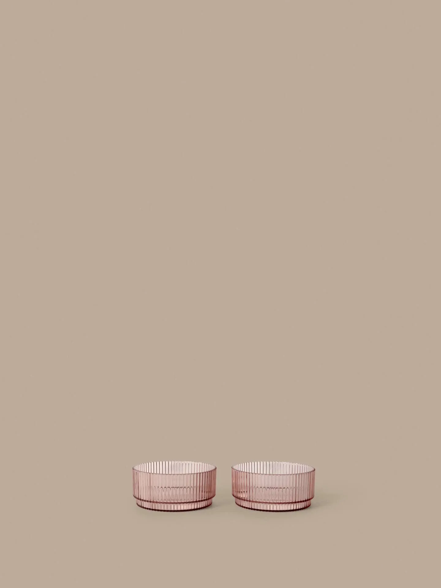 Ripple kids ciotola, Blush, confezione da 2 Ferm Living