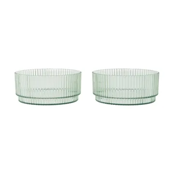 Ripple kids ciotola - Tea green, confezione da 2 - Ferm Living