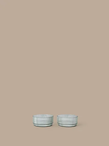 Ripple kids ciotola - Tea green, confezione da 2 - Ferm Living