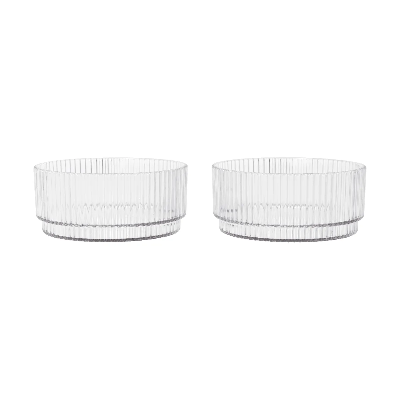 Ripple kids ciotola, Trasparente, 2 pezzi Ferm Living