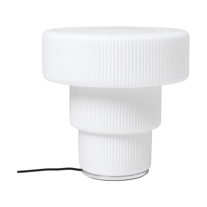 Ripple lampada da tavolo - White, Ø28x28 cm - Ferm Living