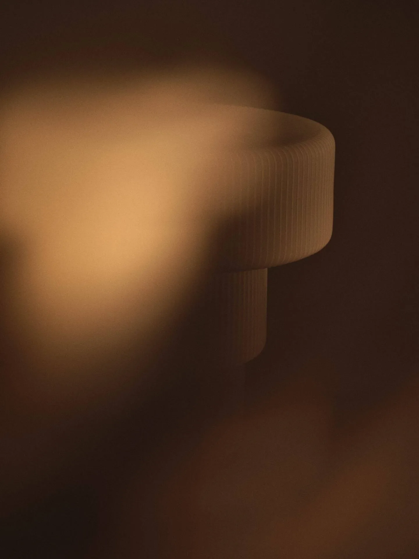 Ripple lampada da tavolo, White, Ø28x28 cm Ferm Living