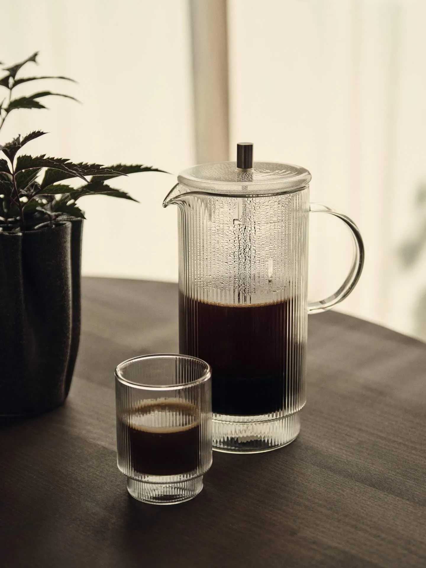Ripple Thermal caffettiera a stantuffo, Trasparente Ferm Living
