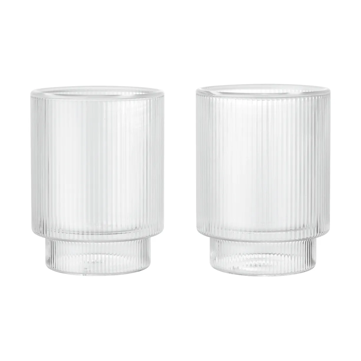 Ripple Thermal glass 22 cl, 2-pack, Trasparente Ferm Living