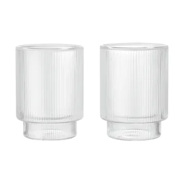 Ripple Thermal glass 22 cl, 2-pack - Trasparente - Ferm Living
