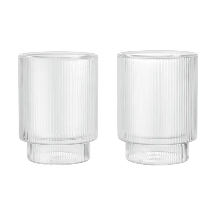 Ripple Thermal glass 22 cl, 2-pack - Trasparente - Ferm Living