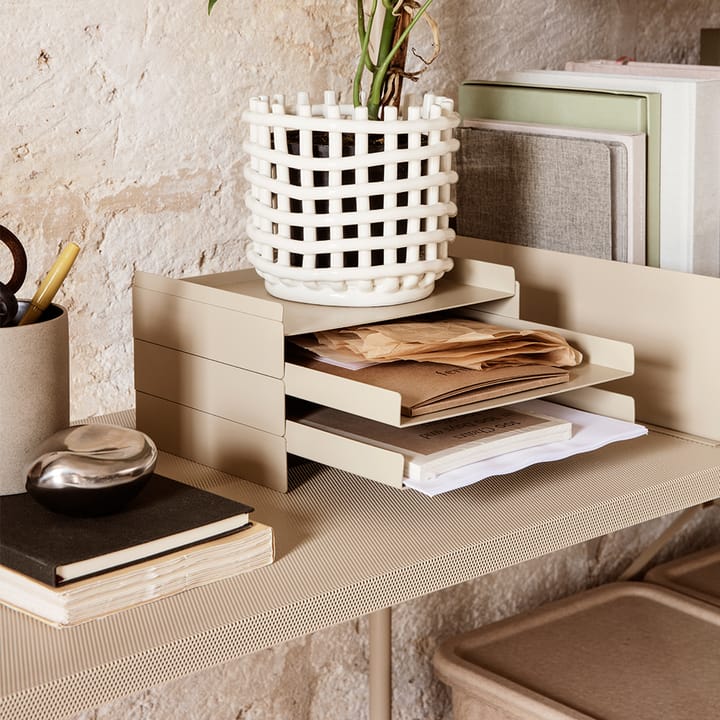 Scaffale Punctual Perforated 90 cm, Grigio chiaro Ferm Living