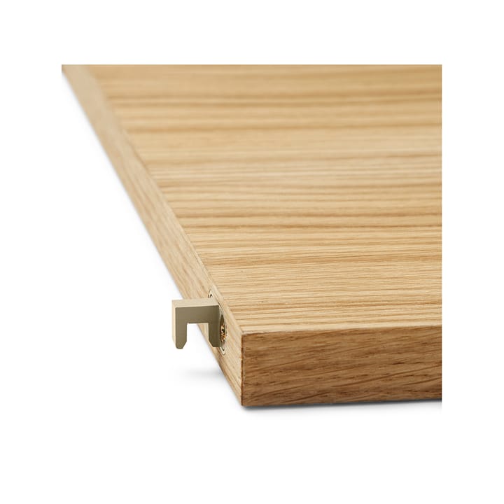 Scaffale Punctual Perforated 90 cm, Oiled oak, cashmere Ferm Living