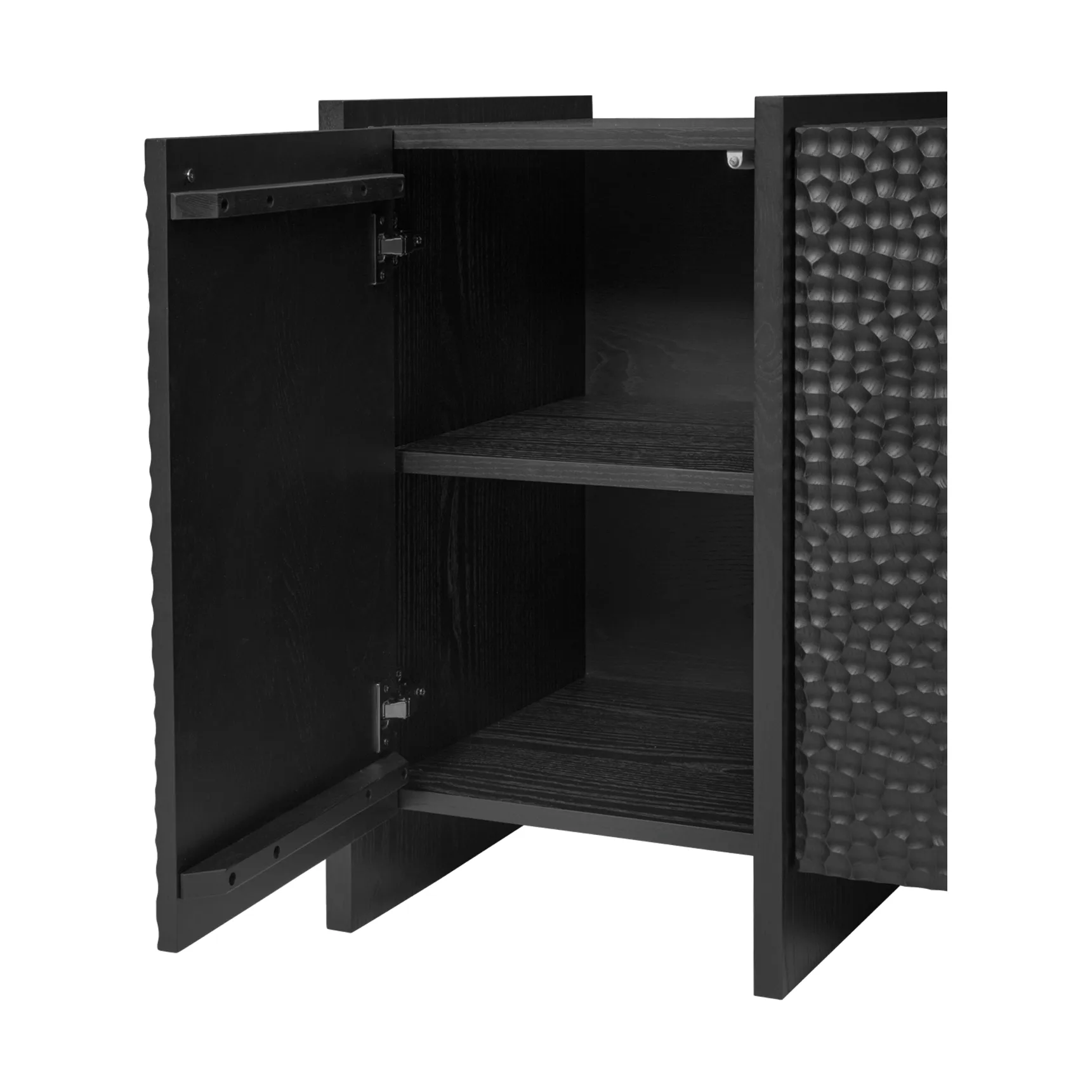 Scarni madia, Frassino tinto scuro, 163x50x74 cm Ferm Living