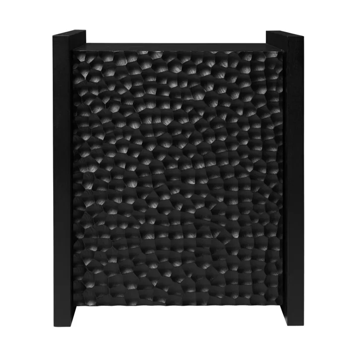 Scarni tavolino laterale - Frassino tinto scuro, 38x40x45 cm - Ferm Living