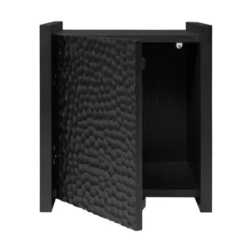 Scarni tavolino laterale - Frassino tinto scuro, 38x40x45 cm - Ferm Living