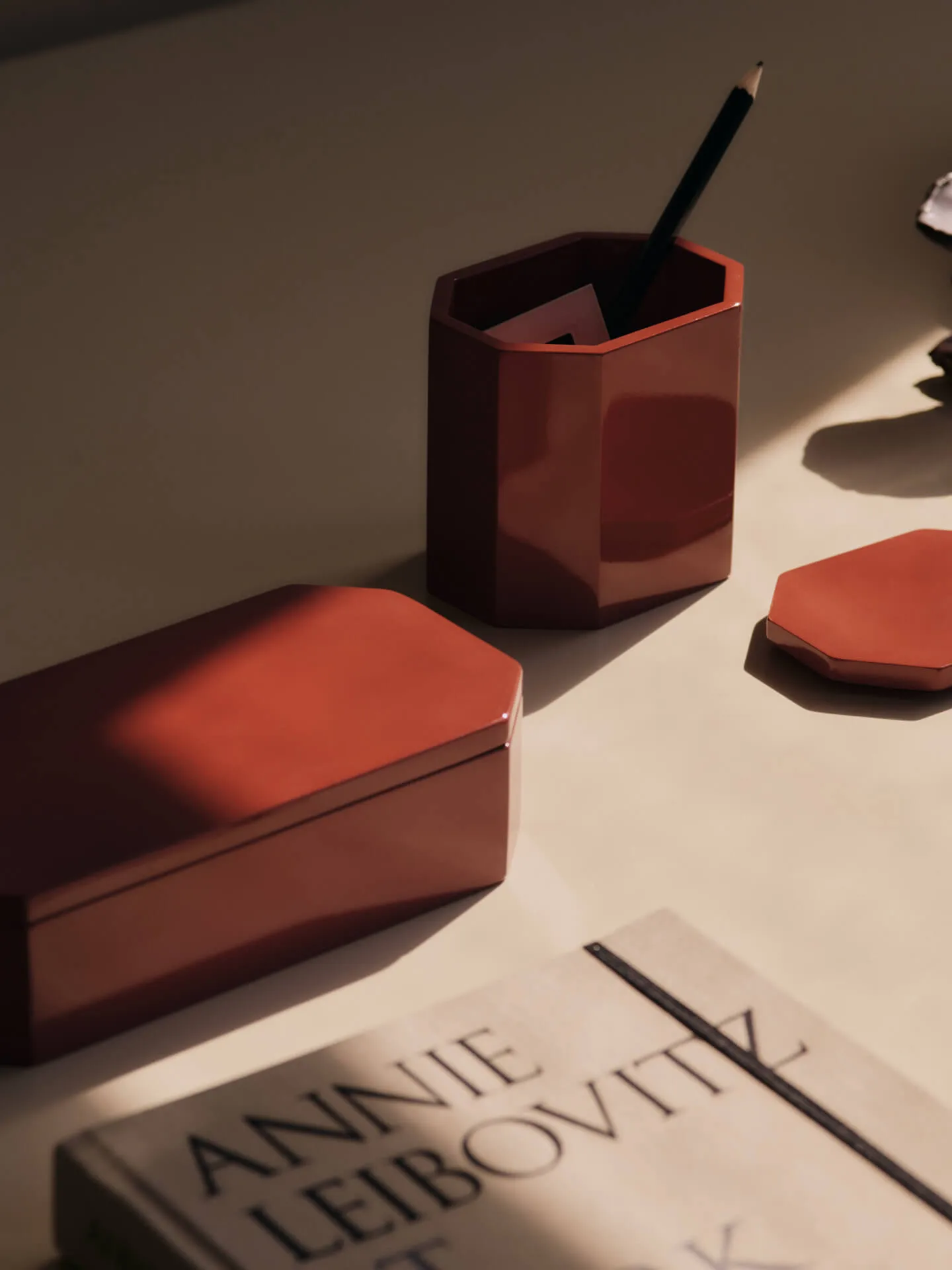 Scatola di conservazione Nova 7,5x10 cm, Picante Red Ferm Living