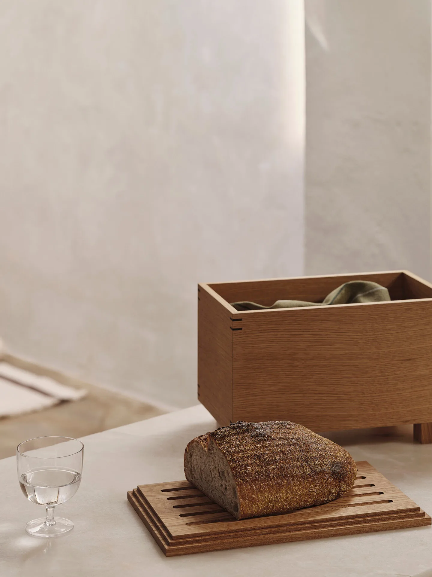 Scatola di legno Bon 19x35 cm, Oiled oak Ferm Living