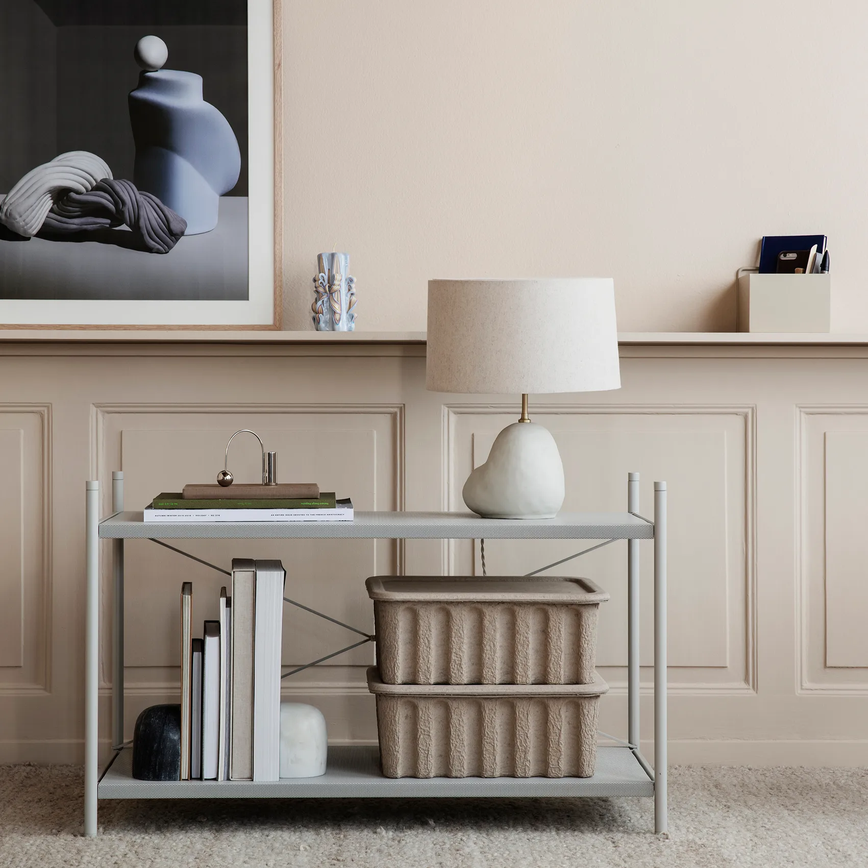 Scatola in carta grande Ferm confezione da 2, marrone Ferm Living