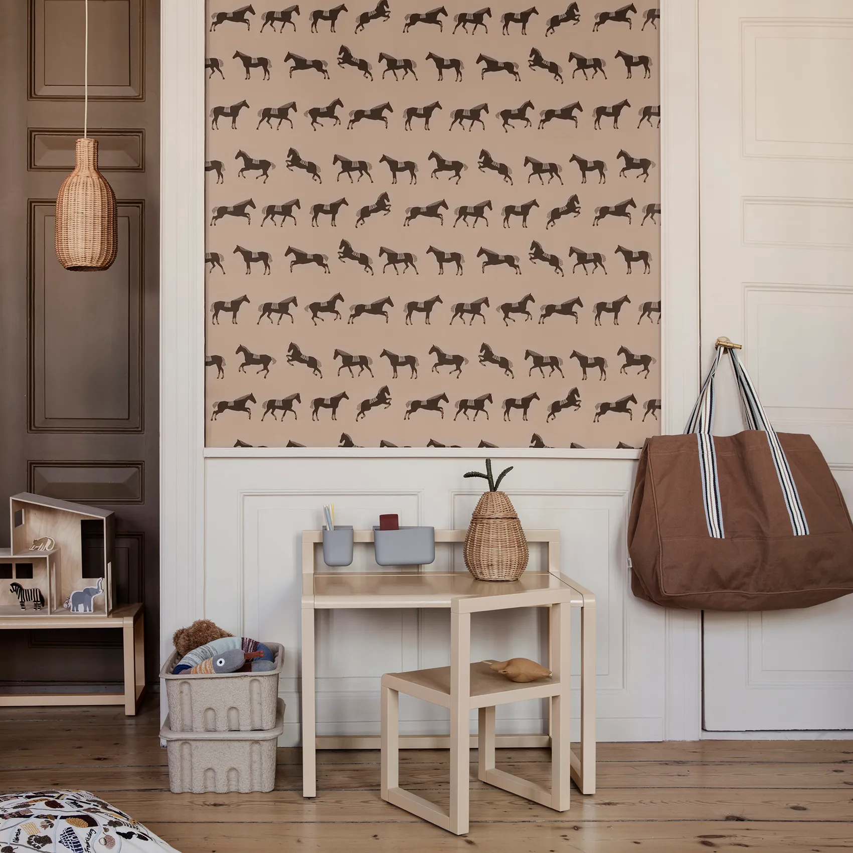 Scatola in carta grande Ferm confezione da 2, marrone Ferm Living