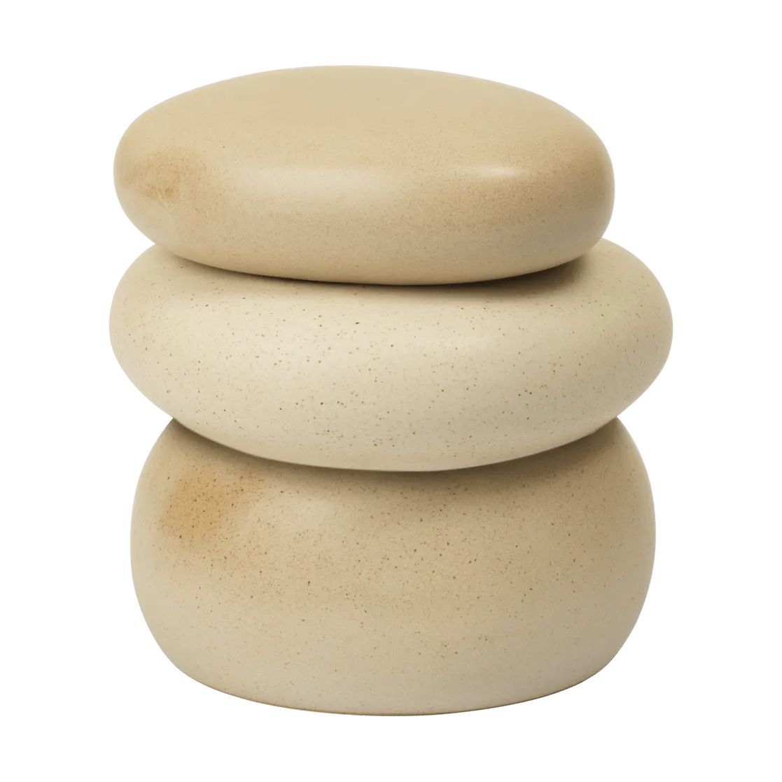Scatola Pebble grande, Sand/Cream Ferm Living
