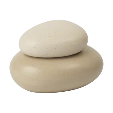 Scatola Pebble media - Sand/Cream - Ferm Living