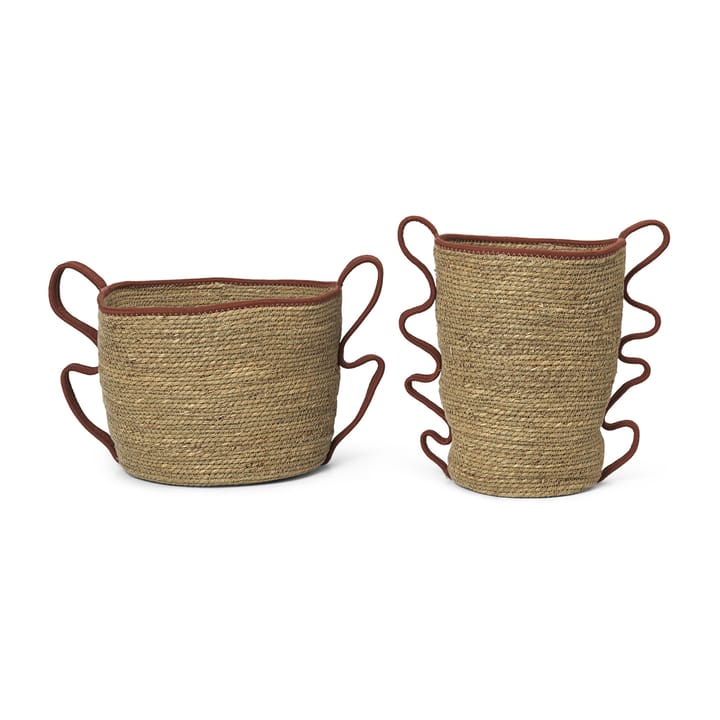 Scatola portaoggetti Verso, 2 pezzi - Brick - Ferm Living