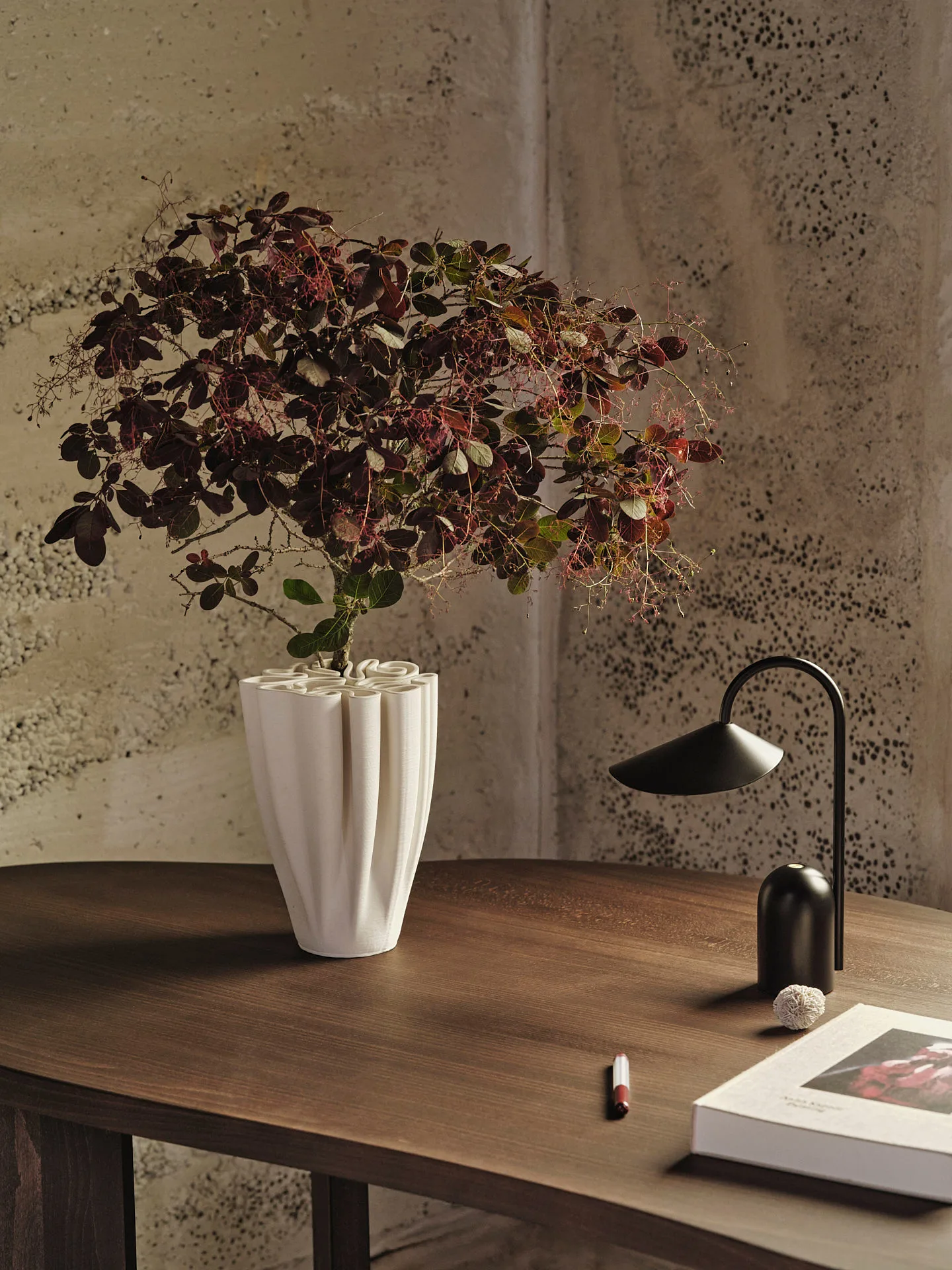 Scrittoio Tarn 90x170 cm, Dark stained beech Ferm Living