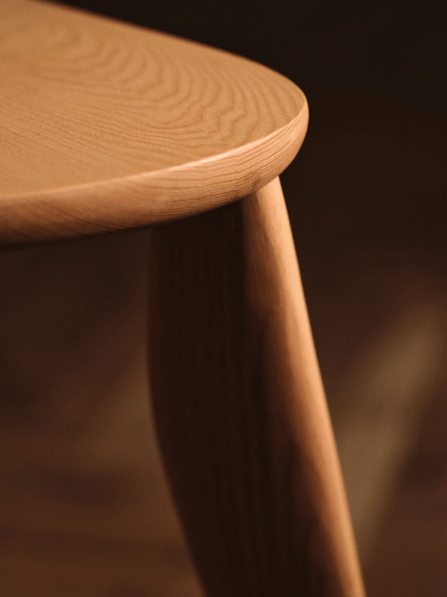 Scrivania Feve 60x117 cm, Frassino naturale Ferm Living