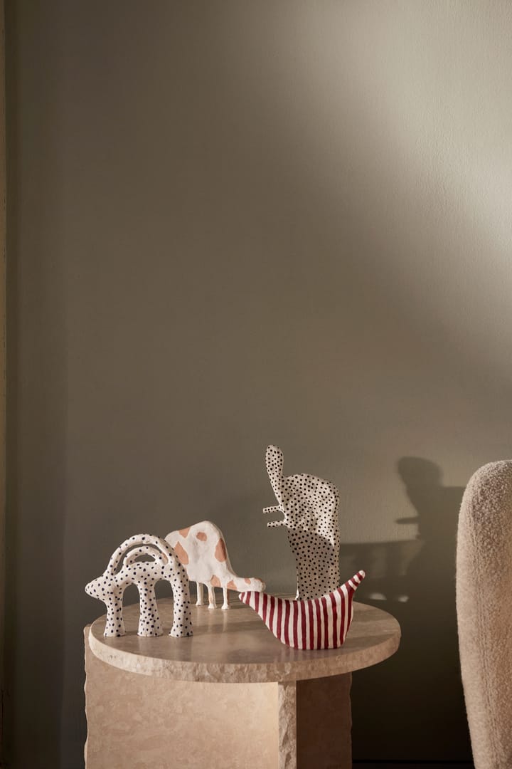 Scultura Donna, Bianco, rosso Ferm Living