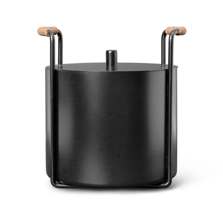 Secchio per l'accensione e la cenere Port - Black - Ferm Living