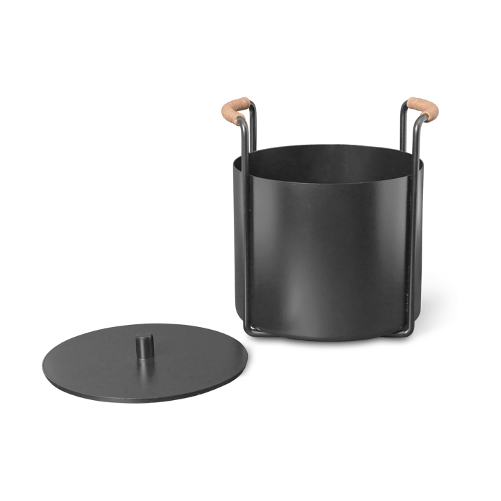 Secchio per l'accensione e la cenere Port, Black Ferm Living