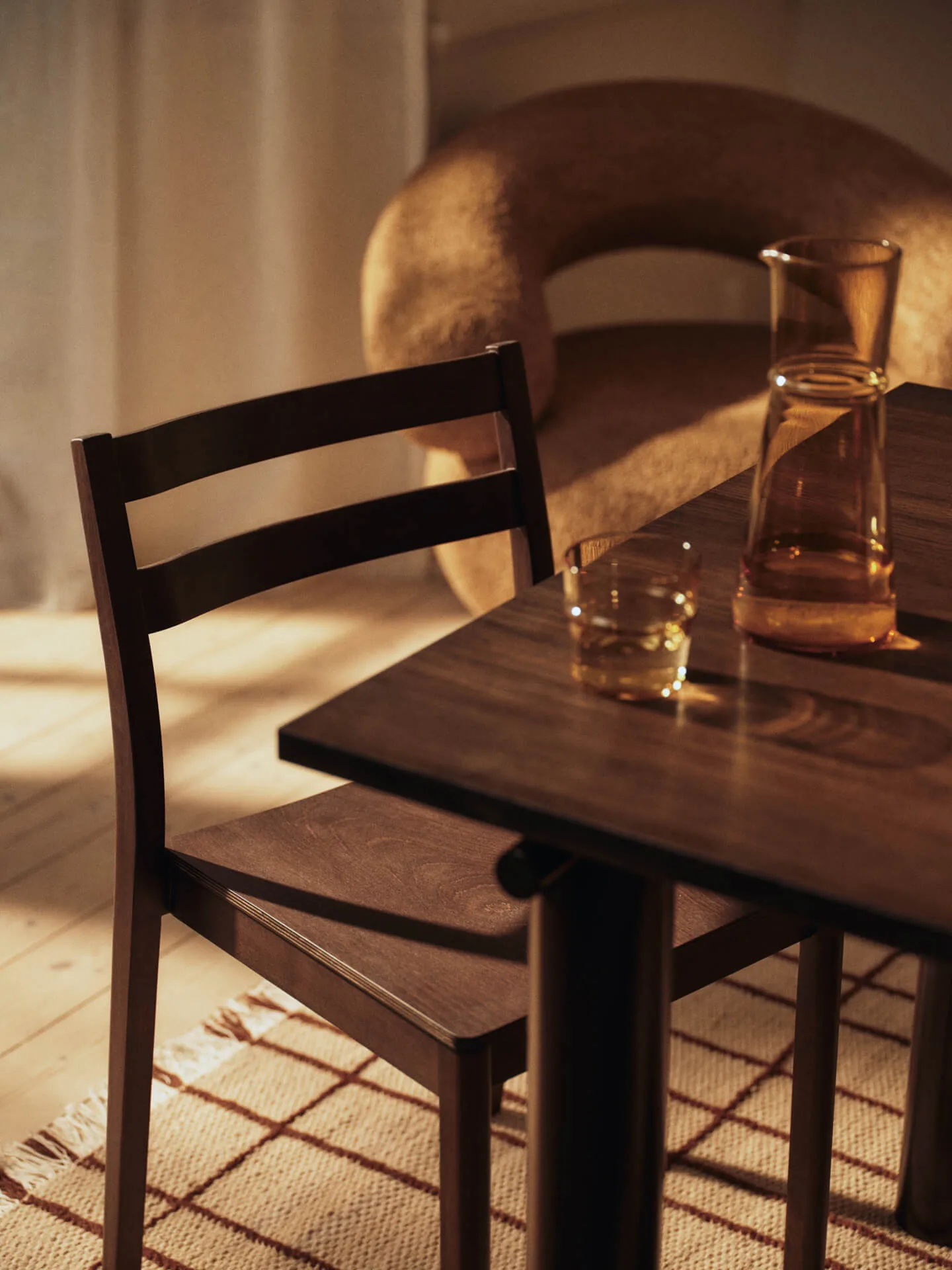 Sedia Boda, Rovere tinto scuro Ferm Living