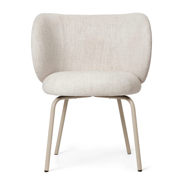 Sedia da pranzo Rico - bouclé - Cachemire color avorio - Ferm Living