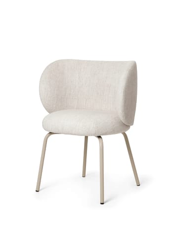 Sedia da pranzo Rico - bouclé - Cachemire color avorio - Ferm Living