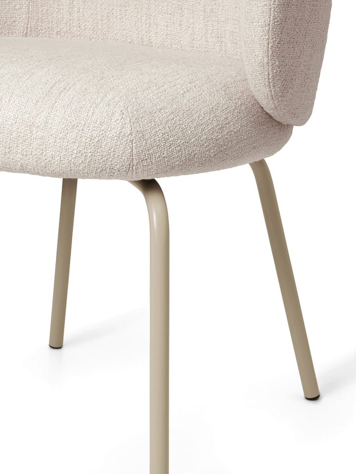 Sedia da pranzo Rico - bouclé, Cachemire color avorio Ferm Living